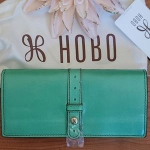 HOBO Alta Mint Leather Wallet
